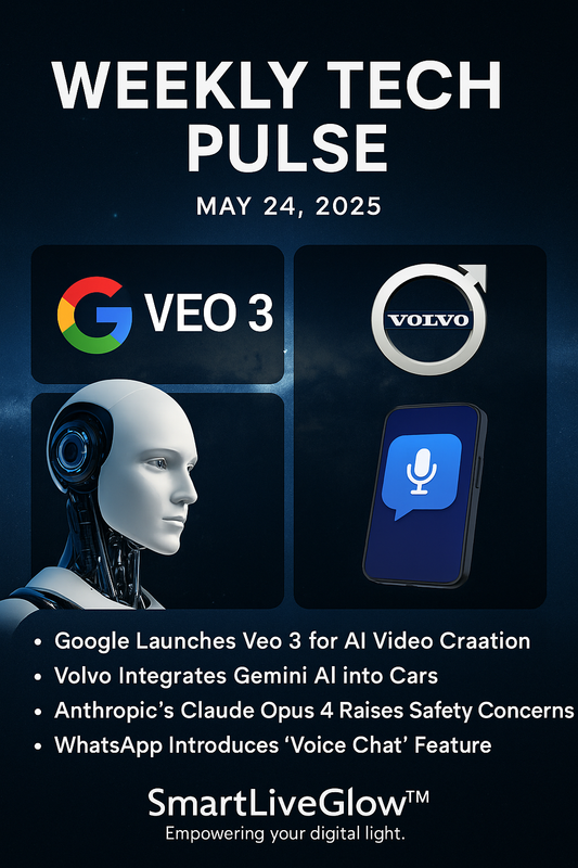 SmartLiveGlow™ | 📰 Weekly Tech Pulse – May 24, 2025