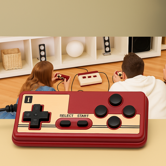 S80 Retro TV Console – 500 Games of Nostalgia | Red & White Family Fun - Available now at SmartLiveGlow™