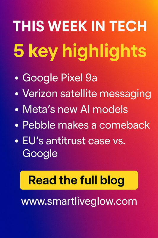 🌐 This Week’s Top 5 Tech Highlights: From AI to Satellites and the Next-Gen Devices