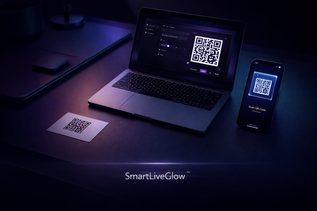 QR Code Generator Pro blog article - Professional QR code creation tool for business by SmartLiveGlow with custom colors logo overlay and lifetime access