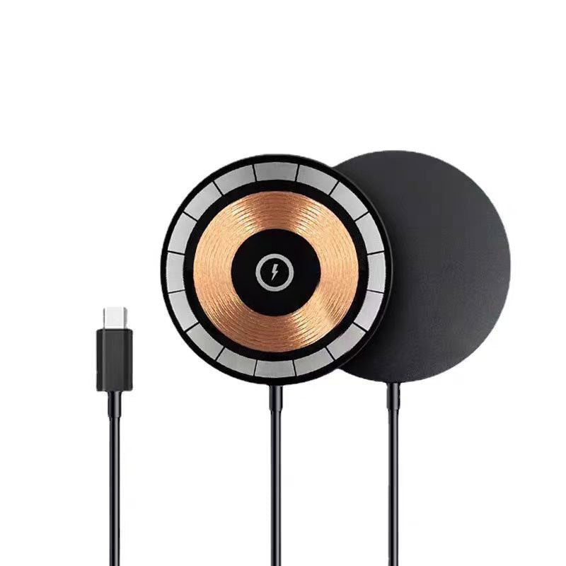 SmartLiveGlow™ Qi2 Magnetic Wireless Charger – 15W Fast Charging for iPhone 12 to 16 Series