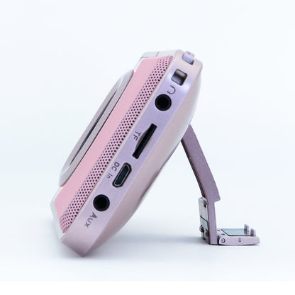 Vintage Style Bluetooth Speaker - Portable Mini Wireless Speaker with Crystal Clear Sound, Long Battery Life, USB Charging