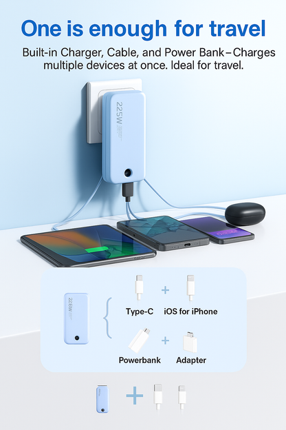 Power Beyond Limita – Dual-Wire Digital Display Power Bank with AC Socket for Ultra-Fast Charging
✨ Available now at SmartLiveGlow™