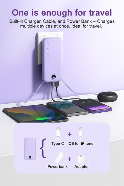 Power Beyond Limita – Dual-Wire Digital Display Power Bank with AC Socket for Ultra-Fast Charging
✨ Available now at SmartLiveGlow™