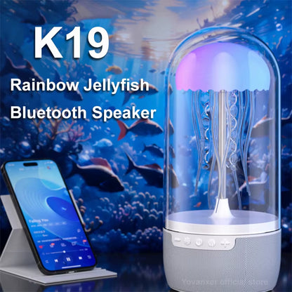 Transform Your Home with the K19 Jellyfish Lamp & Bluetooth Speaker: Light, Sound, and Style in One!