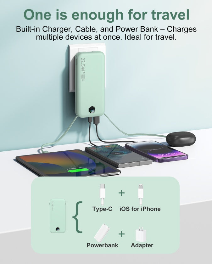 Power Beyond Limita – Dual-Wire Digital Display Power Bank with AC Socket for Ultra-Fast Charging
✨ Available now at SmartLiveGlow™